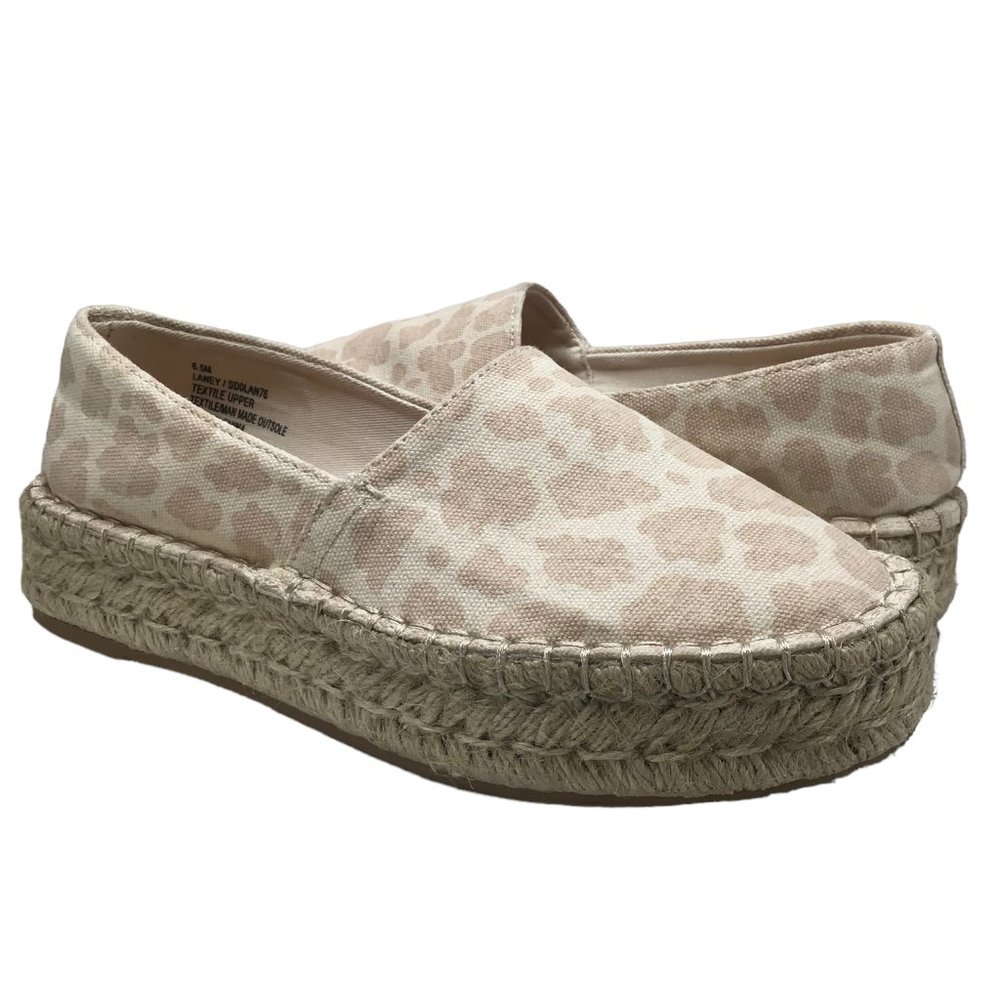Splendid Laney Cheetah Slip On‎ Platform Shoes NWT (6.5)